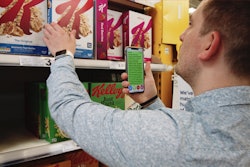 The NaviLens application for most smartphones will detect a QR code-style tag on each cereal box and communicate, via both text and audio, important but often hard-to-see text like nutrition and allergen information.
