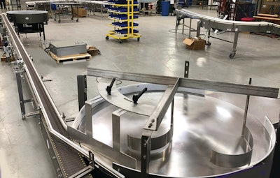 Rotary Tables Unscrambe&accumulate By Multi Conveyor High Res