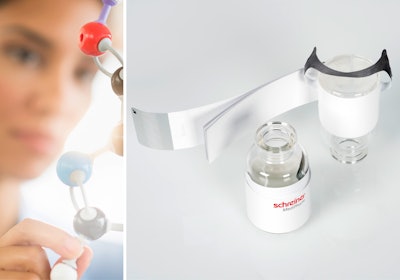 The specialty label combination of Pharma-Tac and Booklet-Label enables efficient and convenient use of infusion bottles in clinical trials.