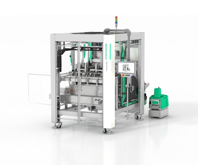 With the Kliklok ACE food manufacturers can opt for innovative lock-style or ultrasonic technology – both are glue-free, making them a sustainable option for different carton formats. Picture: Syntegon