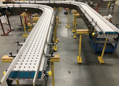 Curve Conveyors Sideflexing Insert Roller By Multi Conveyor Hr