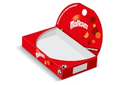 Mars has removed the black PE film liner from its Maltesers candy box, replacing it with a dispersion-coated barrier board from Metsä Board.