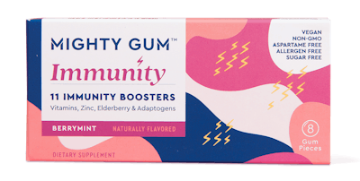Mighty Gum’s packaging shakes things up with a softer take on classic Memphis Design.