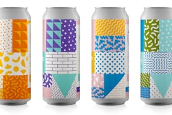 From its glassware to its beer cans, Oakland, Calif.-based Temescal Brewing plays with multiple elements of Memphis design across all its brand assets.