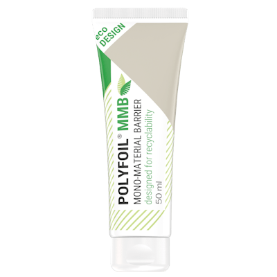 The tube body is made possible through an adhesive laminated process—a contrast to the existing blown film and extruded film solutions recently adopted by big oral care brands.