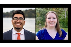 Henry Lopez (left) and Michaela Gibson (right), seniors at Clemson University, received distinguished scholarships related to their study of packaging.