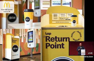 McDonalds Packaging and Drop Off Point