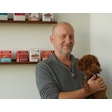 Pawel Marciniak, co-founder and President of NaturPak Pet, with family pet, Coco.