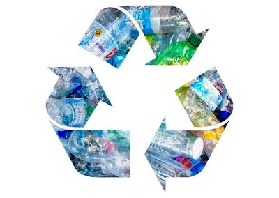 Recycling Symbol Bottles