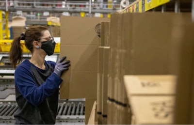 Eliminates Plastic at Fulfillment Center