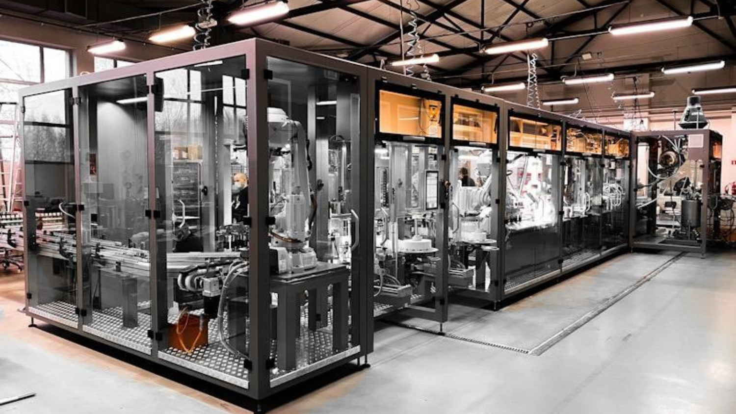 Unilogo Robotics&rsquo; Cleanline packaging system targets liquid product CPGs in industries like cosmetics, pharmaceuticals, and household cleaners and chemicals.