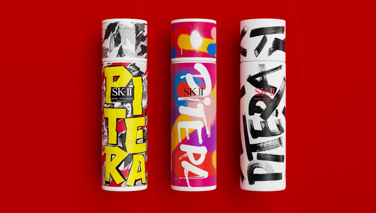 Limited-edition packaging from skincare brand SK-II Pitera is an example of how brands are using the visual language of protest and propaganda to draw in younger consumers.