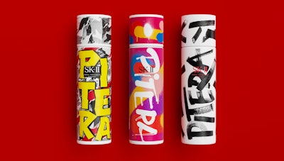Limited-edition packaging from skincare brand SK-II Pitera is an example of how brands are using the visual language of protest and propaganda to draw in younger consumers.