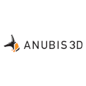 Anubis3 D Text Logo Rgb