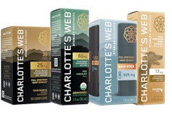 Cartons for Charlotte’s Web’s products are offset-printed with PMS and dense black inks, in-line with a UV matte coating, a UV spot gloss coating, and Diamond’s DiamondTouch™ soft-touch coating.