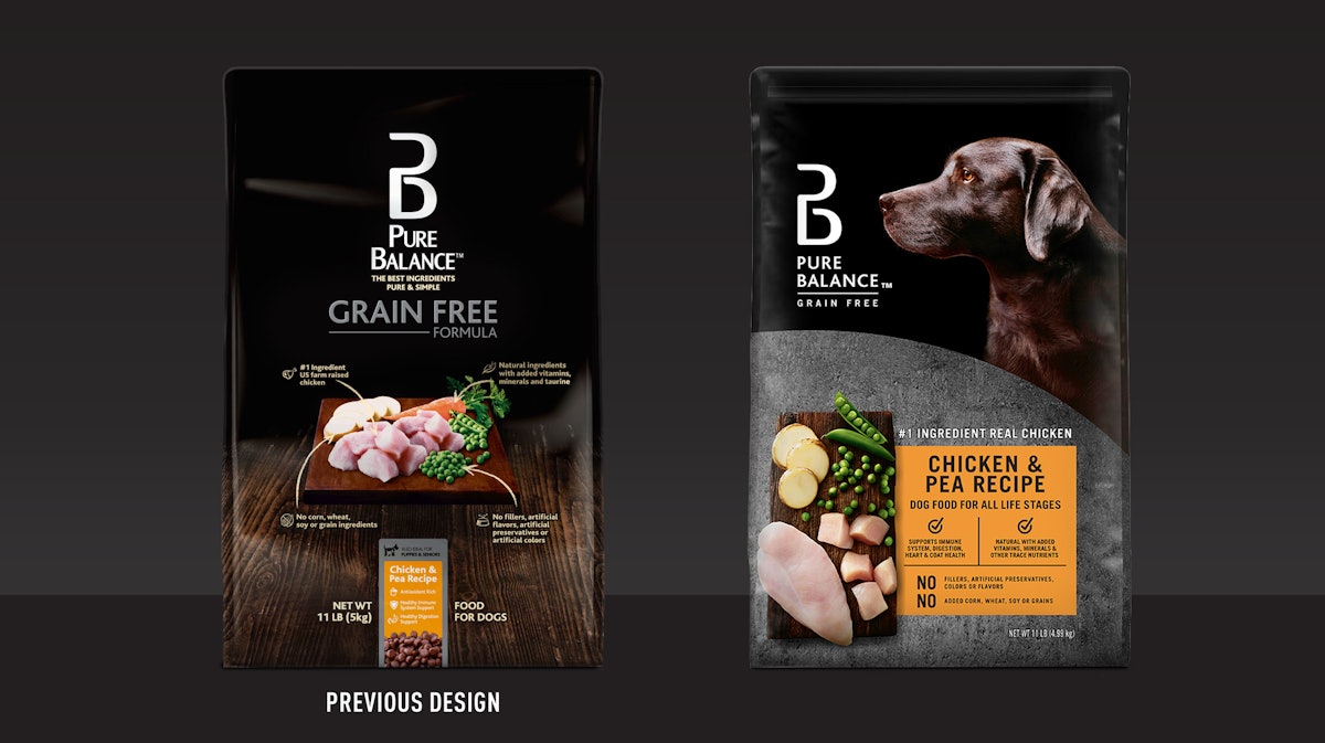 Walmart's New Pure Balance Pet Food Packaging