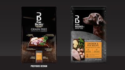 pure balance dog food packaging design