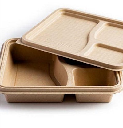 Zume fully compostable plant based packaging