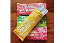 Cheeba Chews taffies use packaging that borrow from pharmaceutical and confectionery industries, including a blister pack with a child-resistant multi-layer foil and paper lidding.