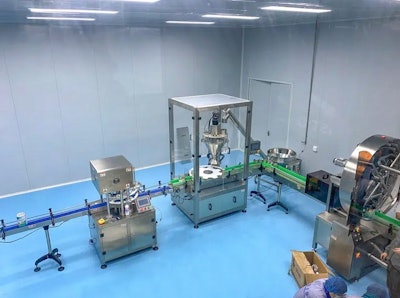 Protein power filling line