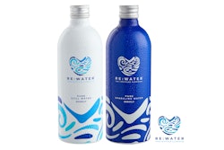 Re:Water chose the 100% PCR aluminum bottle because of its low carbon footprint and its ability to be refilled and reused.