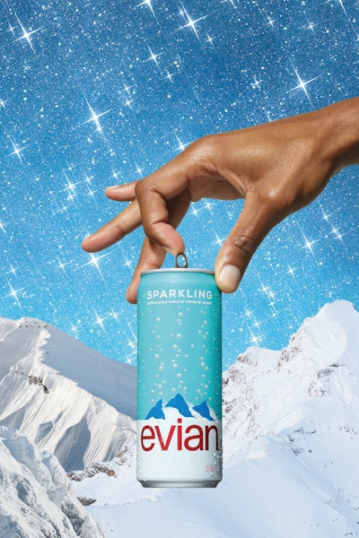 Evian Sparkling Water