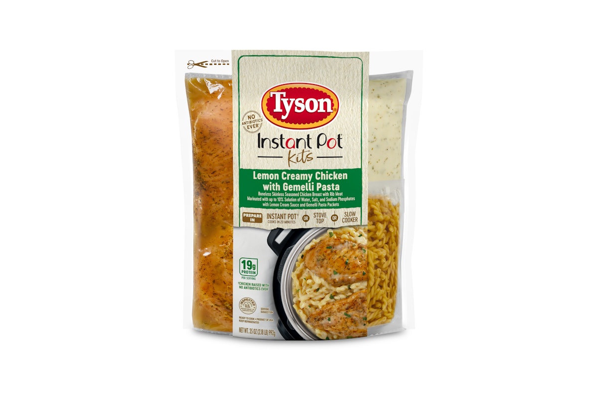 Tyson Meal Kit Shines Through in Flexible PE Stream Ready Carrier