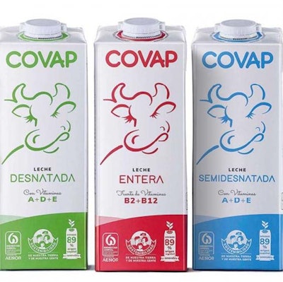 Lacteos Covap Milk Carton