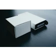 A square carton for extracts, and rectangular carton for 510 cartridges, each use soft-touch finish and debossing for a tactile feel.
