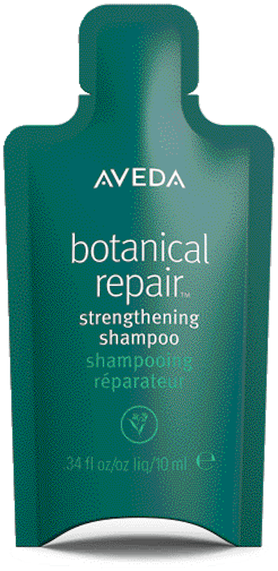 The new paper-based packets mimic familiar Aveda bottles in shape, multiple use capability, and prestige-brand appearance.