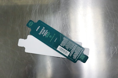 Printed exterior and liner-laminated interior of the cards, loaded by magazine into the v/f/f/s.