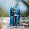 Brita Premium Purified Water for retail is packaged in an aluminum bottle with a paperboard carrier for its multipacks.