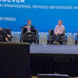 From left, Stephanie Neil, OEM; Tony Vandenoever, Pepsi; Tom Heaslip, Colgate-Palmolive (retired); and Herb Dutra, ACH.