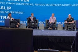 From left, Stephanie Neil, OEM; Tony Vandenoever, Pepsi; Tom Heaslip, Colgate-Palmolive (retired); and Herb Dutra, ACH.