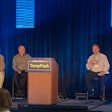 Speakers from left at TempPack: Mark Maurice, Sensitech; Eric Silberstein, eBiotech Consulting, LLC; Bryan Cardis, Eli Lilly and Company; Arif Rahman, MaxQ Research LLC