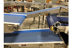 Over Under Transpositor Product Settling Merge 3 Baggers To 2 Case Packers By Multi Conveyor High Res