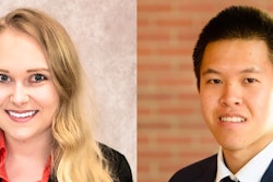 Sarah Cordes (left) is the Clemson University Robert Testin Outstanding Senior in Packaging Science, and Harry Tsang (right) is the Clemson University nominee for the Packaging World Outstanding Senior in Packaging Science.