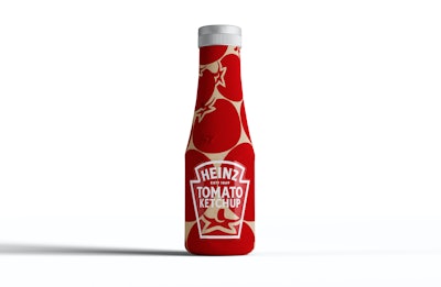 Heinz and Pulpex are developing a prototype to test how the patented packaging technology could be used for the Heinz Tomato Ketchup bottle and other packaging formats .