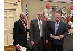 (from left to right) Executive VP Gerry Renzi, President/CEO Fred Rexon Jr., and pāco VP Bill Huffmon