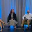 Sustainability – No Longer Just a “Nice to Have”, Speakers from Left: Lindsay Smaron, Samantha Smith, and Kevin Kane with Moderator Jamie Pero-Parker, PhD at thePACKout.