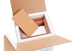 CorkConcept multi-density cork diffusing plate technology for insulated packaging.