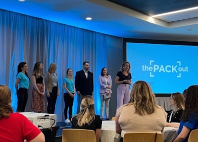 the[PACK]out founders (from left): Cassie Ladd, Sarah Rosenblum, Karen Polkinghorne, Jill Cinalli, Rod Patch, Kiley Djupstrom, and Jenn Goff. (image courtesy: Cassie Ladd)
