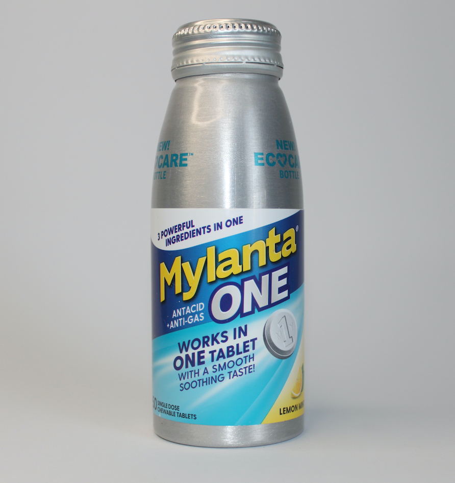 McNeil Consumer Pharmaceuticals Co. Mylanta&circledR; One Antacid + Anti-gas EcoCareTM Tablets