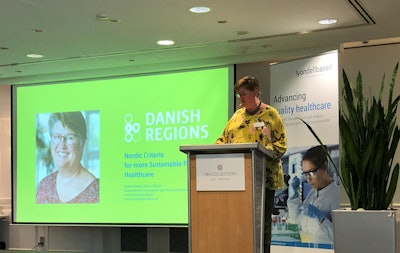 The new Nordic Criteria were presented by Susanne Backer, senior consultant, circular economy, procurement and clinical engineering, Central Denmark region, at LyondellBasell’s Advancing Quality Healthcare Event.
