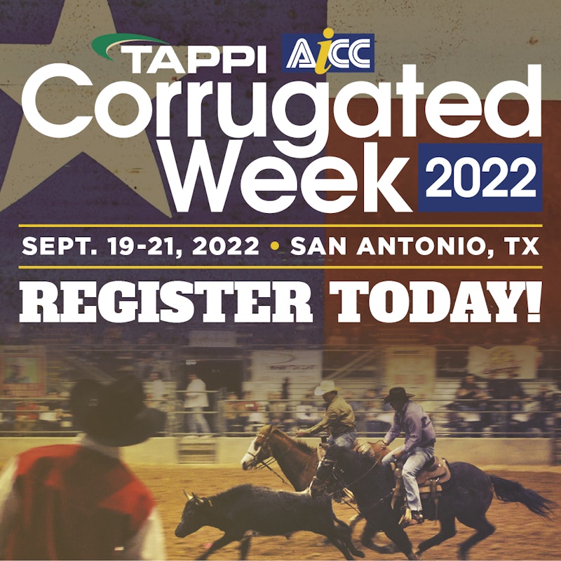 TAPPI/AICC to Host Corrugated Week 2022 Packaging World