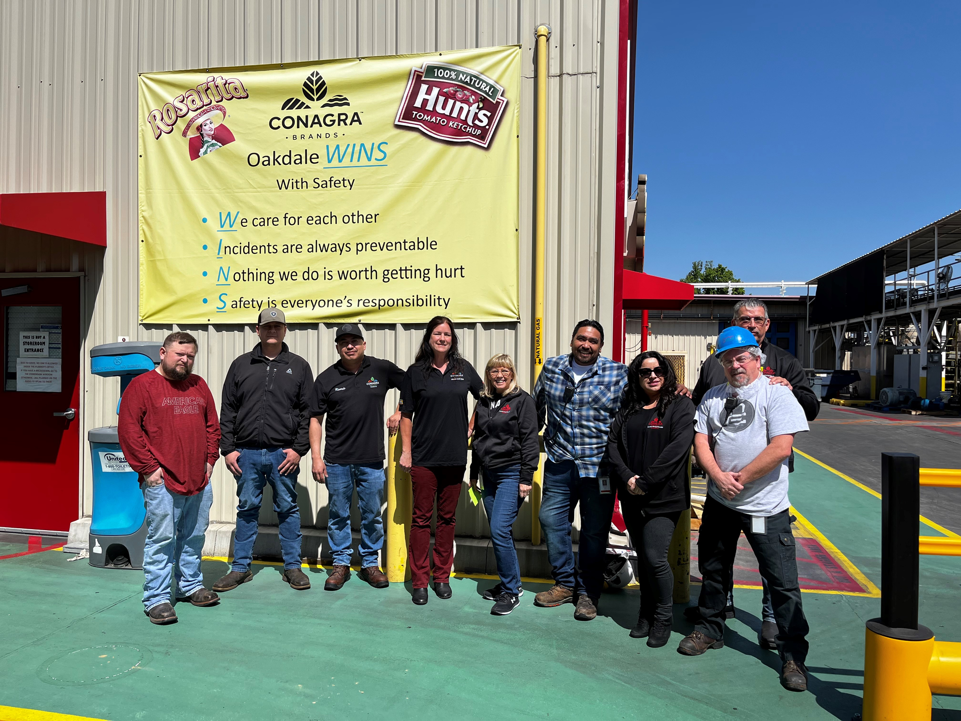 Conagra Brands&rsquo; Oakdale, Calif., facility created a cross-functional team that made excellent progress in reducing food waste. Photo courtesy of Conagra Brands