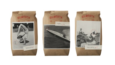 The packaging of Dilworth Coffee AFTER the redesign.