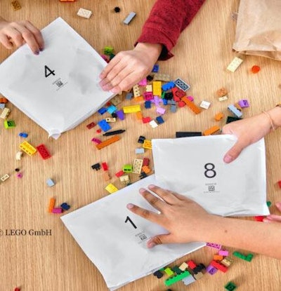 Lego pushes to replace plastic packaging.