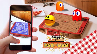 Pizza Hut and Pac Man's arcade box collaboration