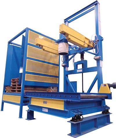 Pic, Bulk Filler With Pallet Dispenser